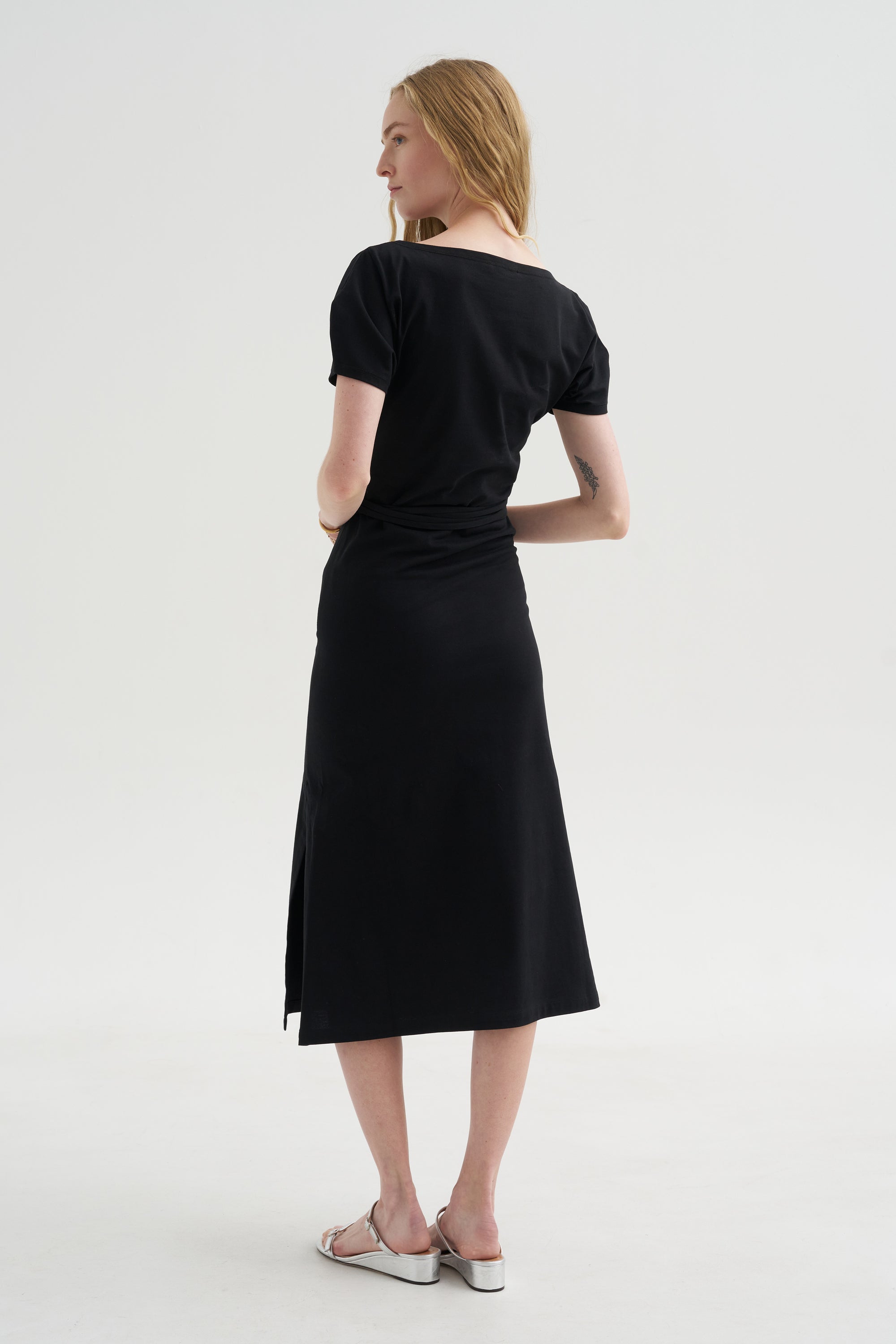 Belted Dress, Black