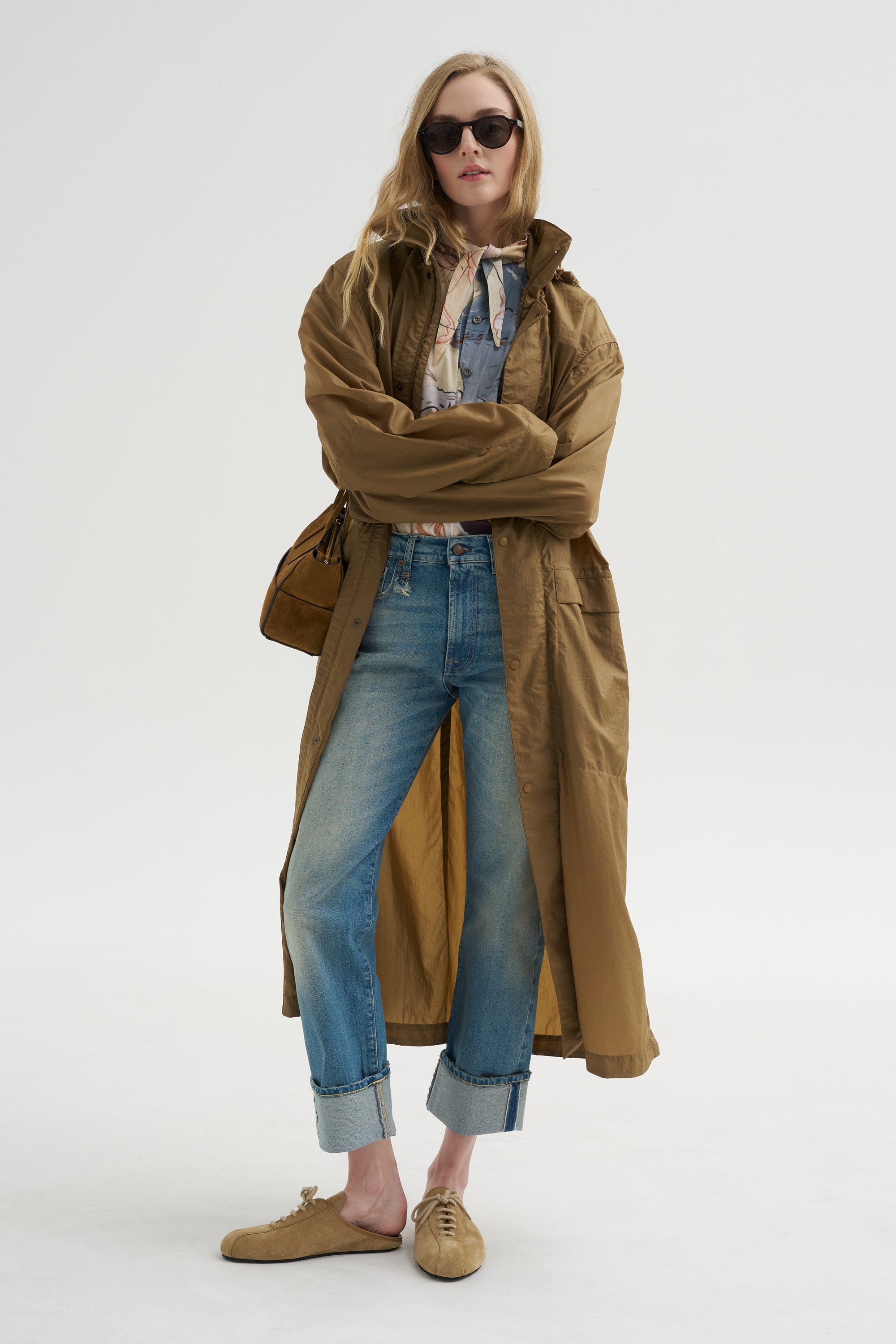 Hooded Raincoat, Cardamom