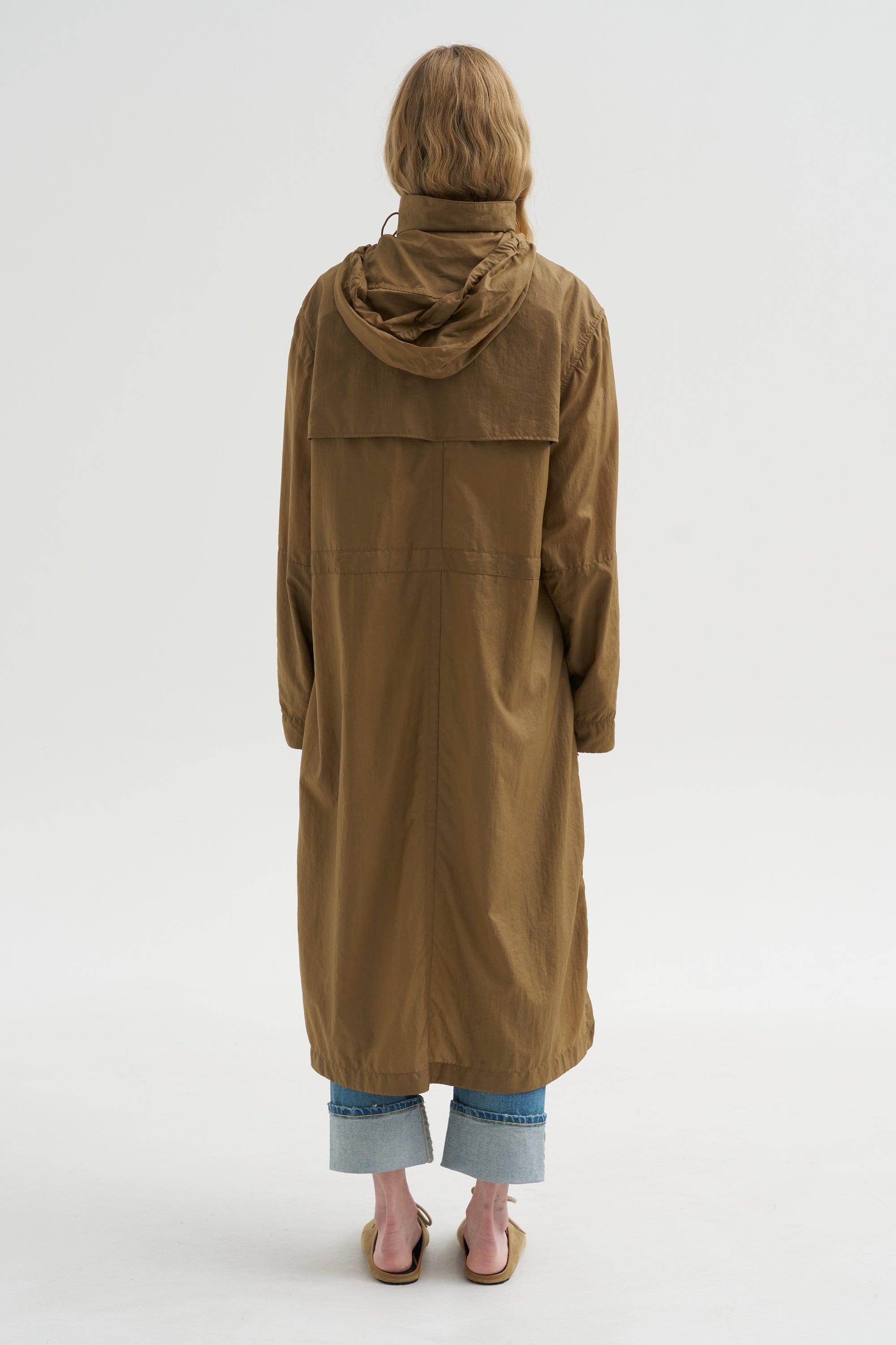 Hooded Raincoat, Cardamom