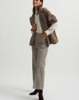 Pointed Collar Shirt, Light Cream