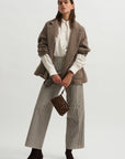 Pointed Collar Shirt, Light Cream
