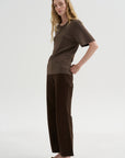 Rib T-Shirt, Carob
