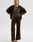 Rib T-Shirt, Carob