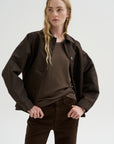 Rib T-Shirt, Carob
