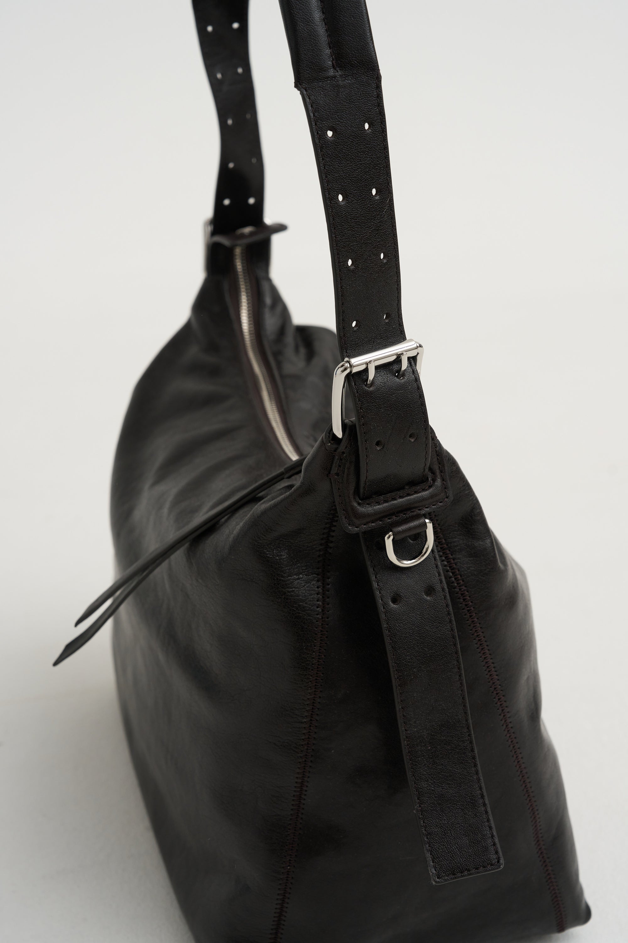 Small Belted Hobo Bag