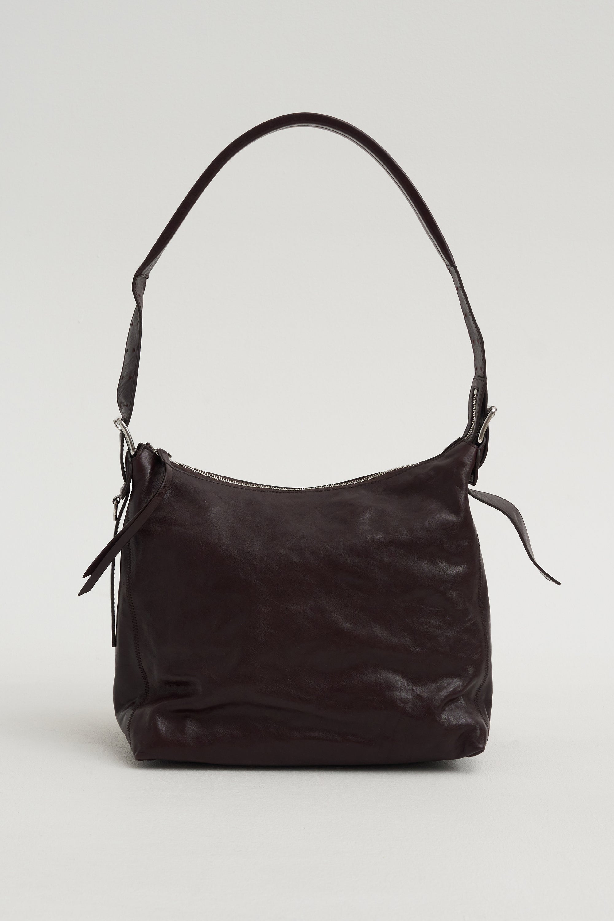 Small Belted Hobo Bag