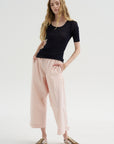 Seamless Trompe L'oeil Top, Midnight