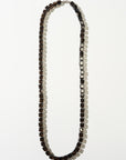 Tina Cube Necklace, Smoky Quartz