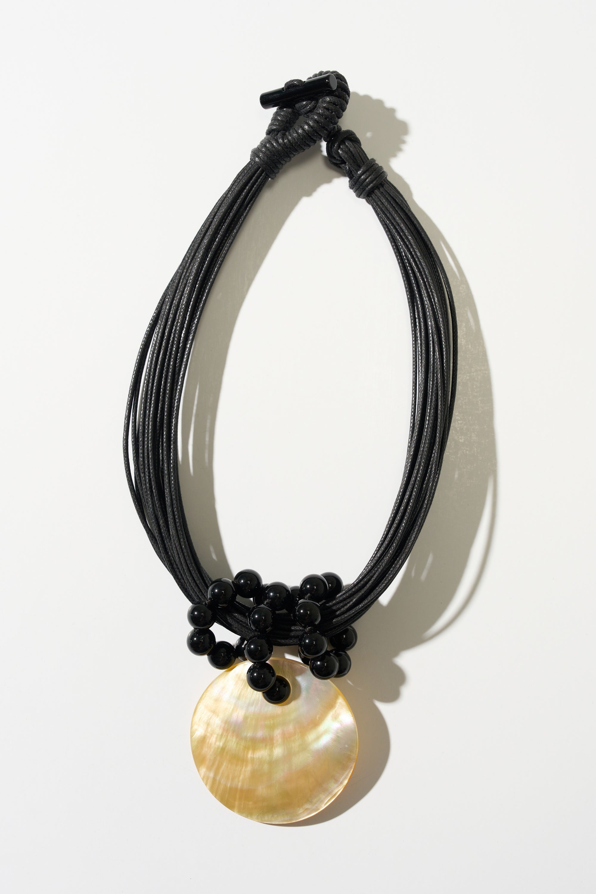 Ivory Eclipse Pendant, Black