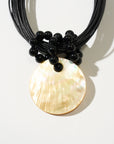 Ivory Eclipse Pendant, Black