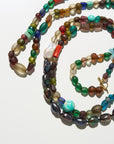 Cabana Necklace, Moroccan Glass & Semiprecious Stones