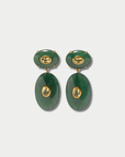 Dorothy Earrings, Green