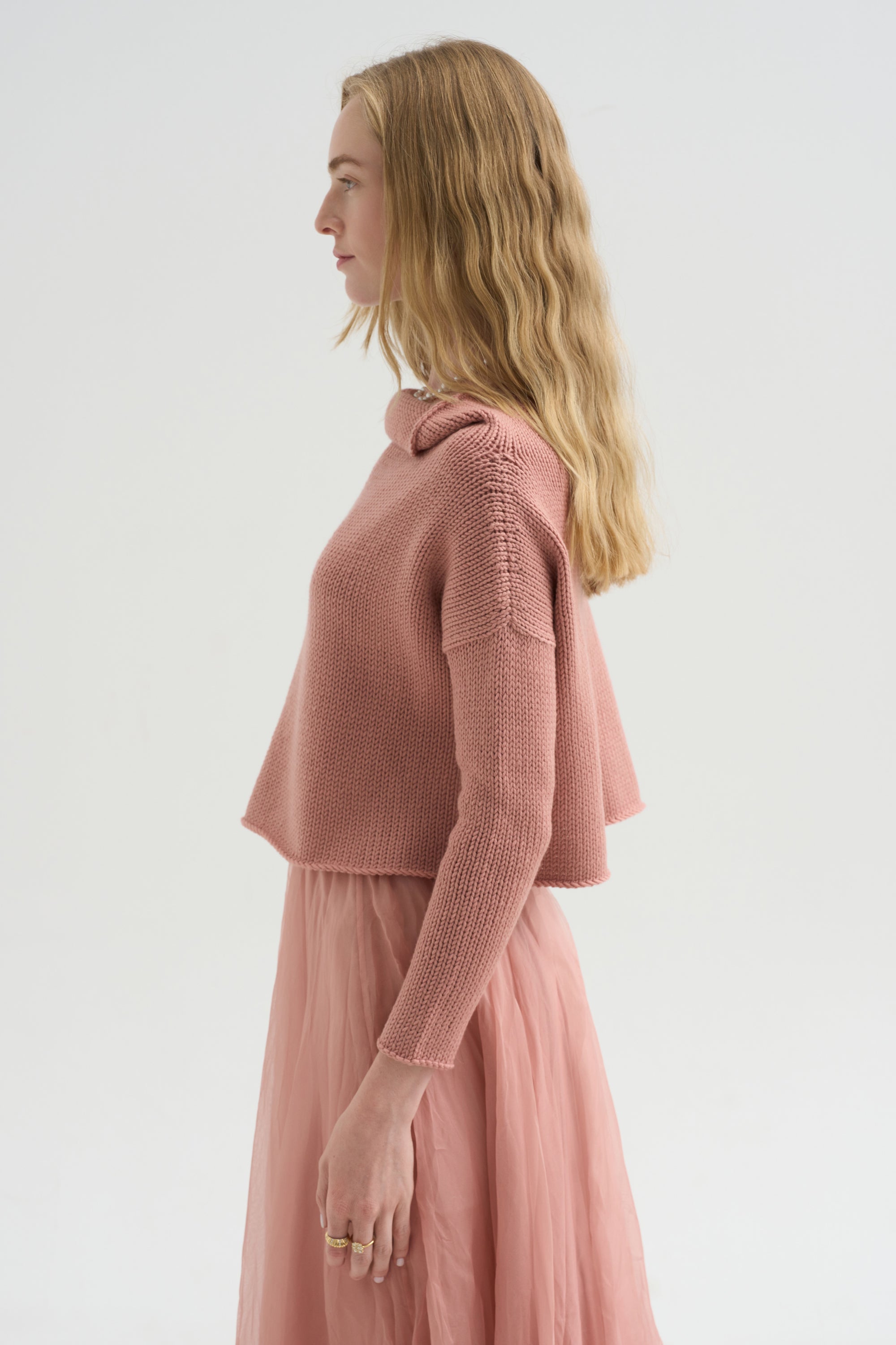 Merino Sweater, Blush
