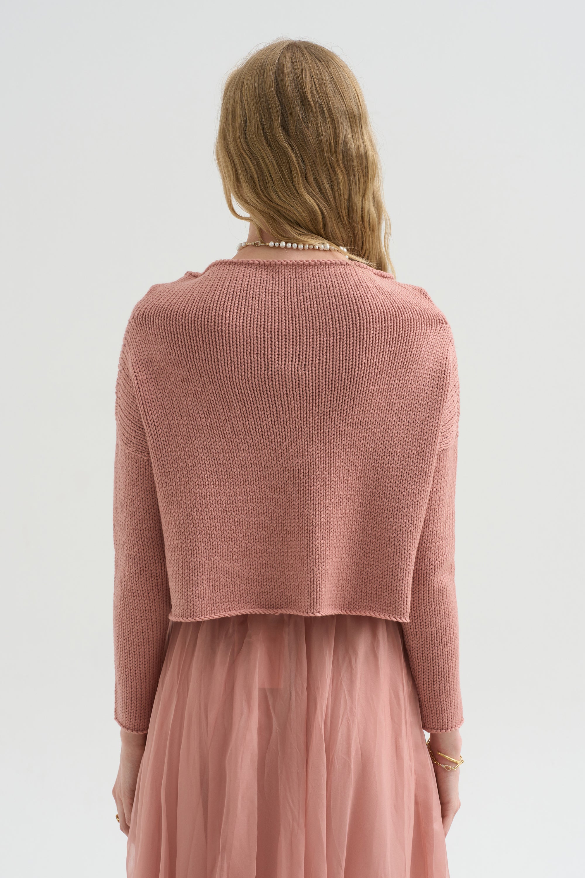 Merino Sweater, Blush