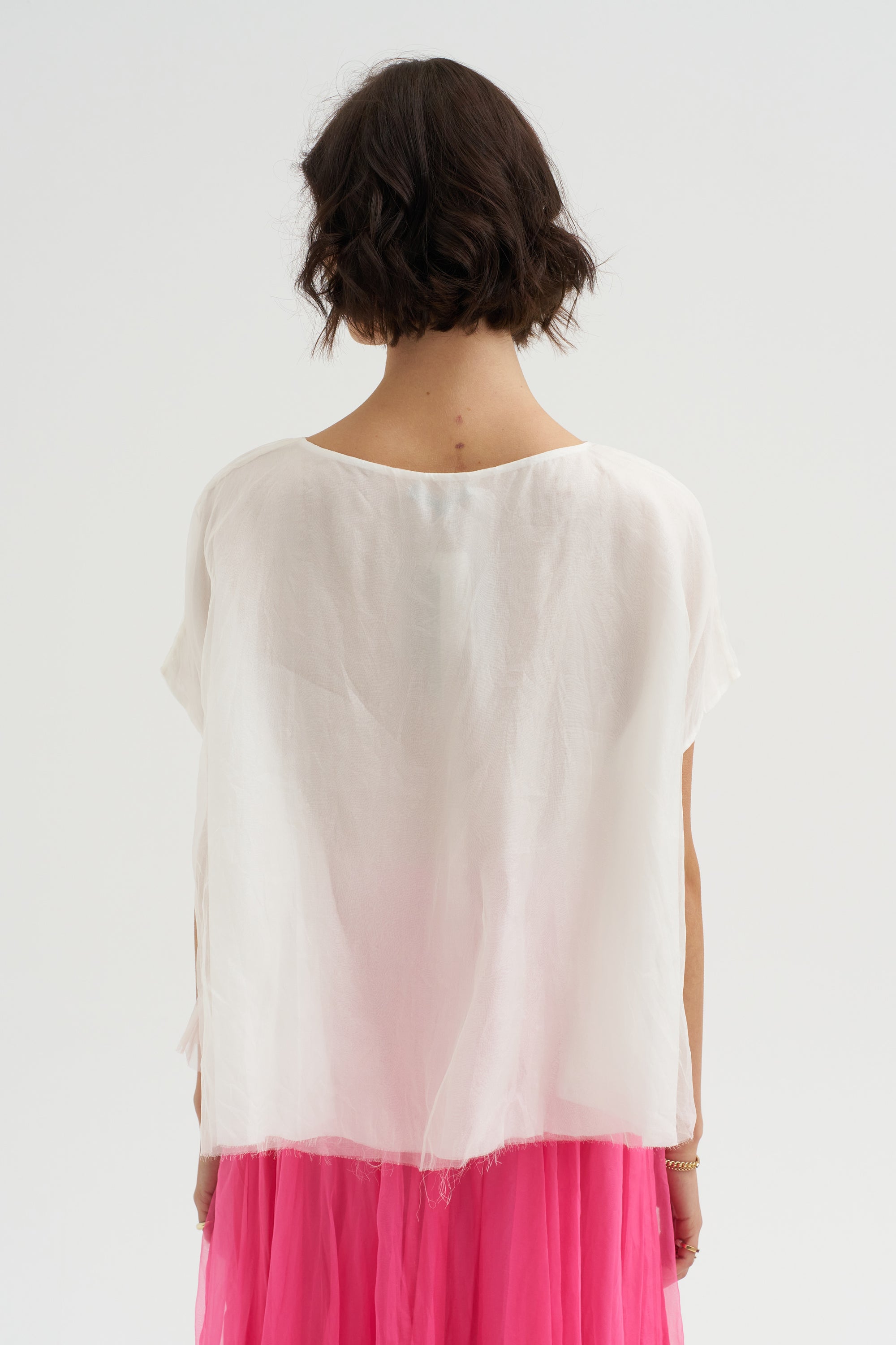 Silk Organza Top