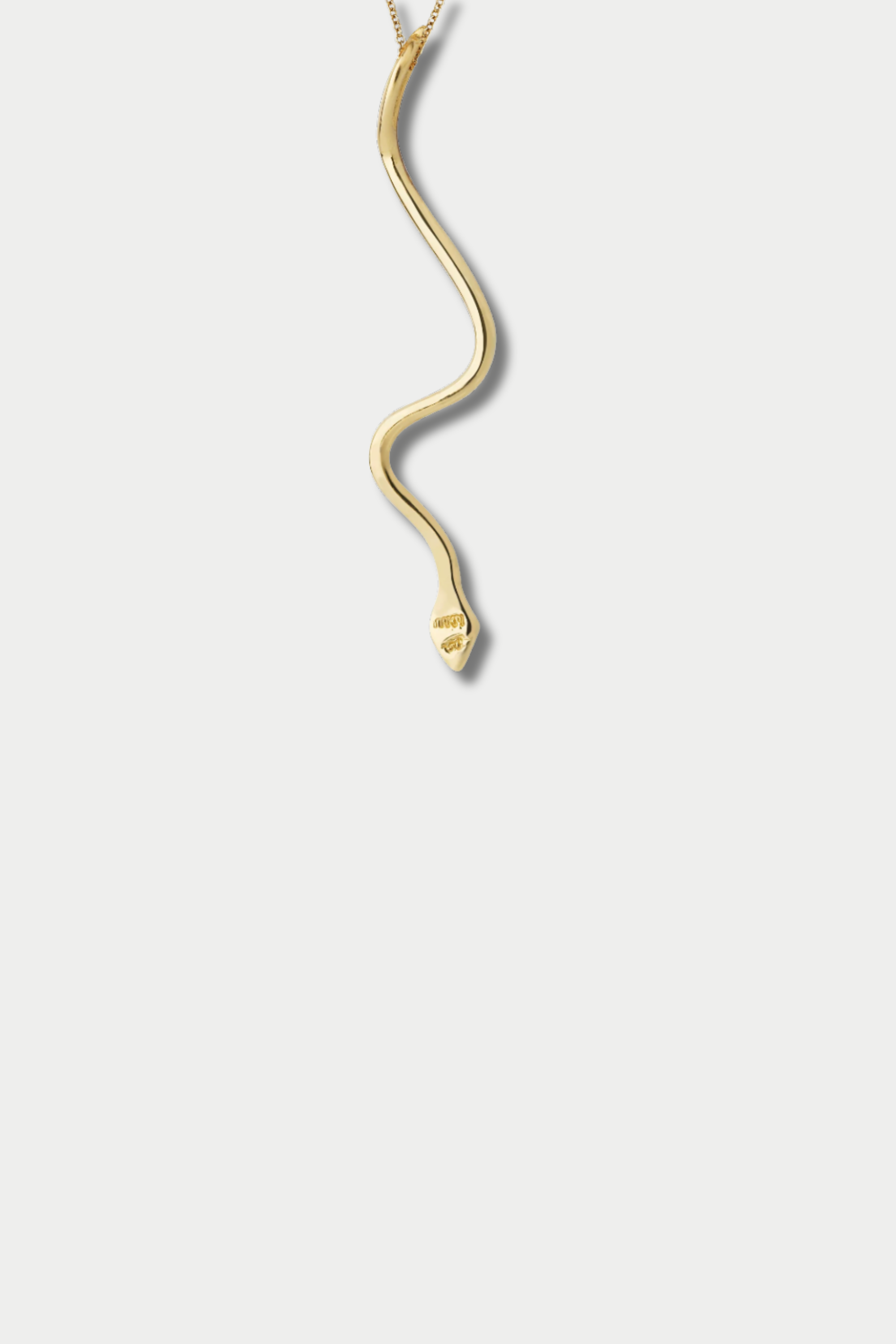 Lucky Snake Eden Pendant, Yellow Gold
