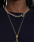 True Lover's Knot Handmade Chain, Silver