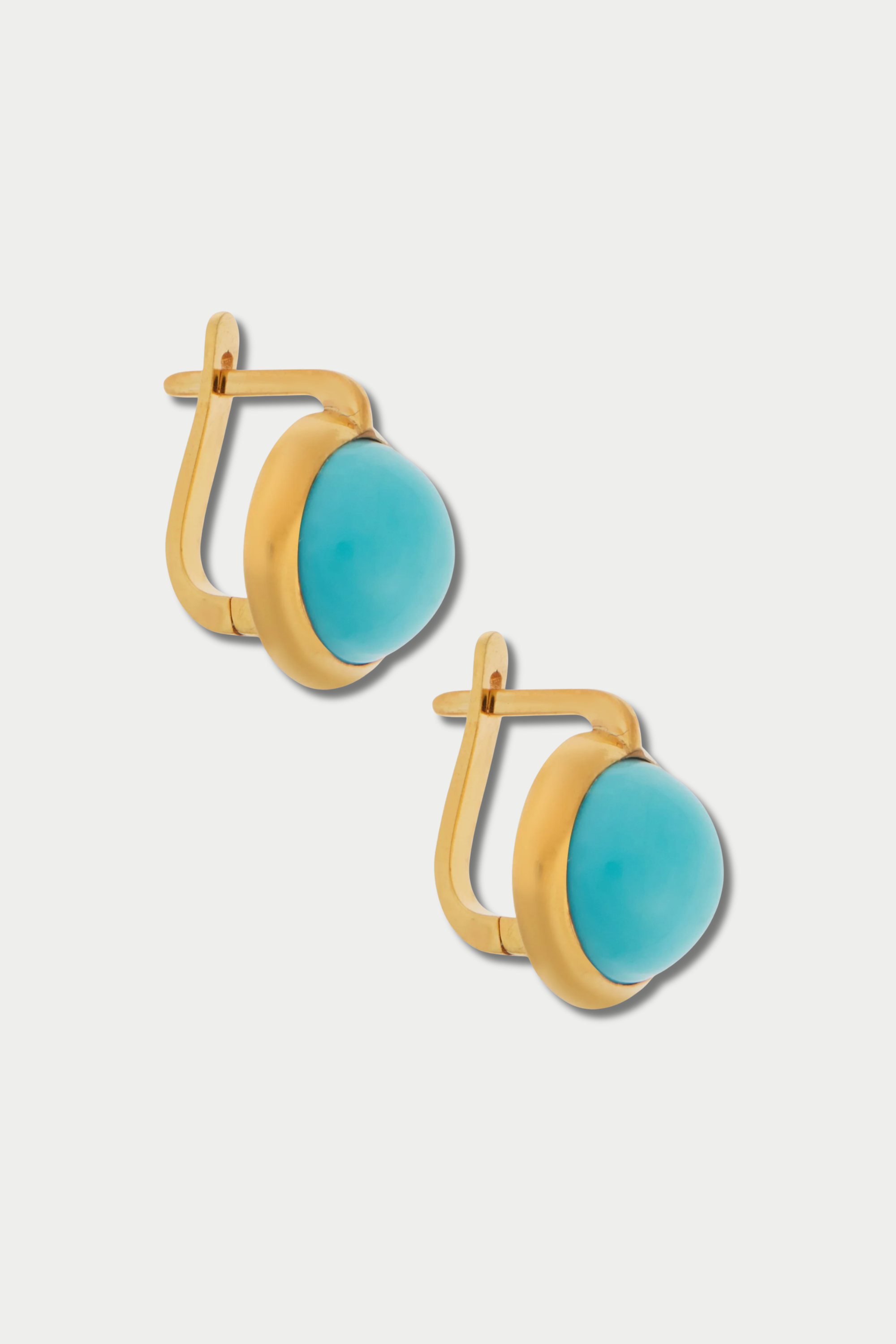 Large Plug Earrings, Turquoise