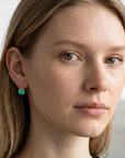Large Plug Earrings, Turquoise