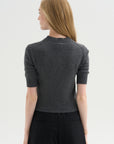 Round-Neck Sweater, Grey