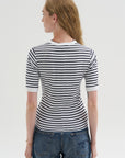 Baby T, Navy & White Stripe