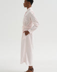 Drawstring Shirt Dress, Blush Pink
