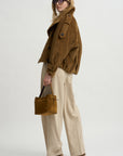 Single Pleat Front Trouser, Oatmeal