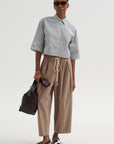 Balloon Drawstring Trouser, Mouseback