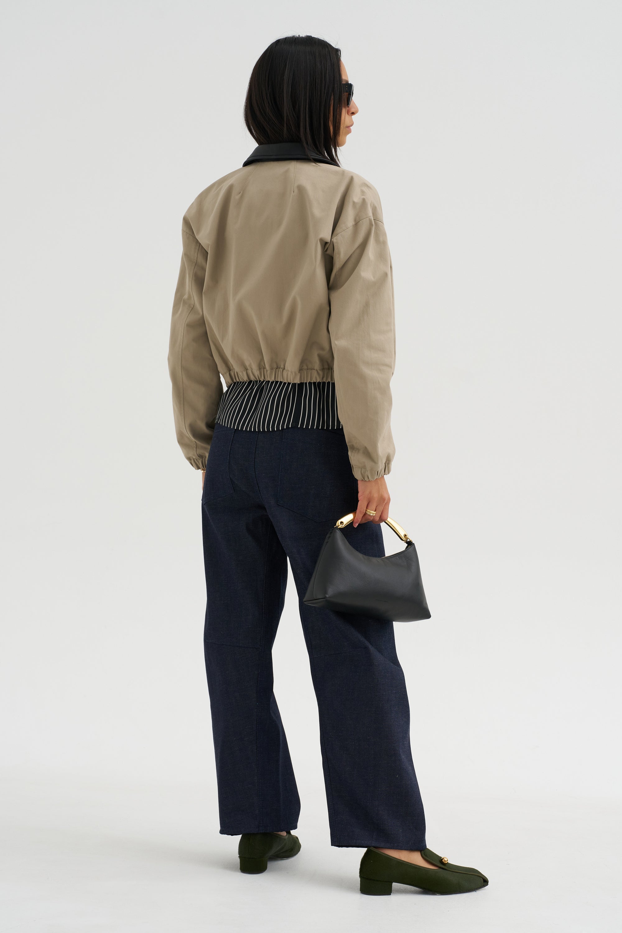 Crescent Leg Jean, Indigo