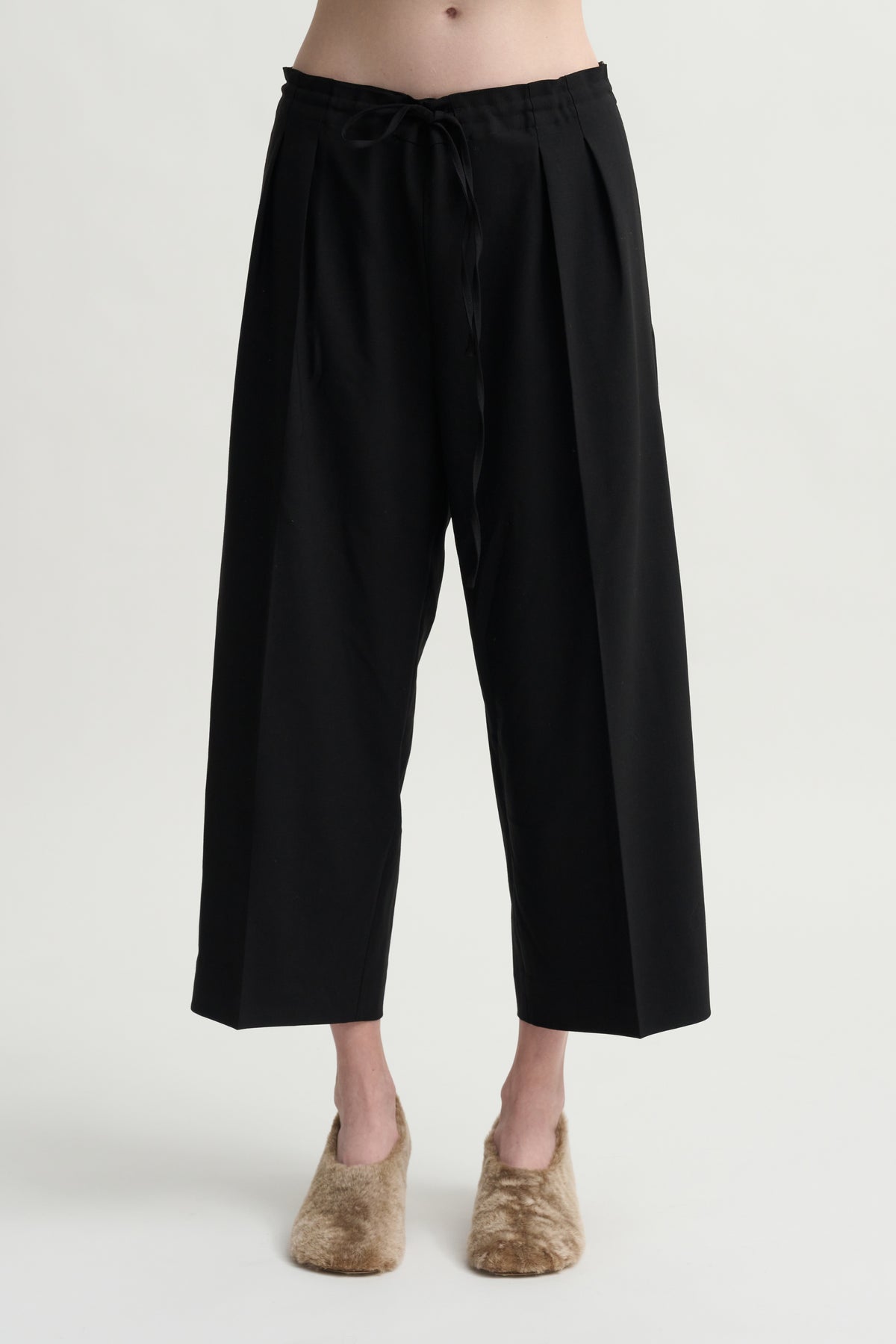 Drawstring Trouser, Black