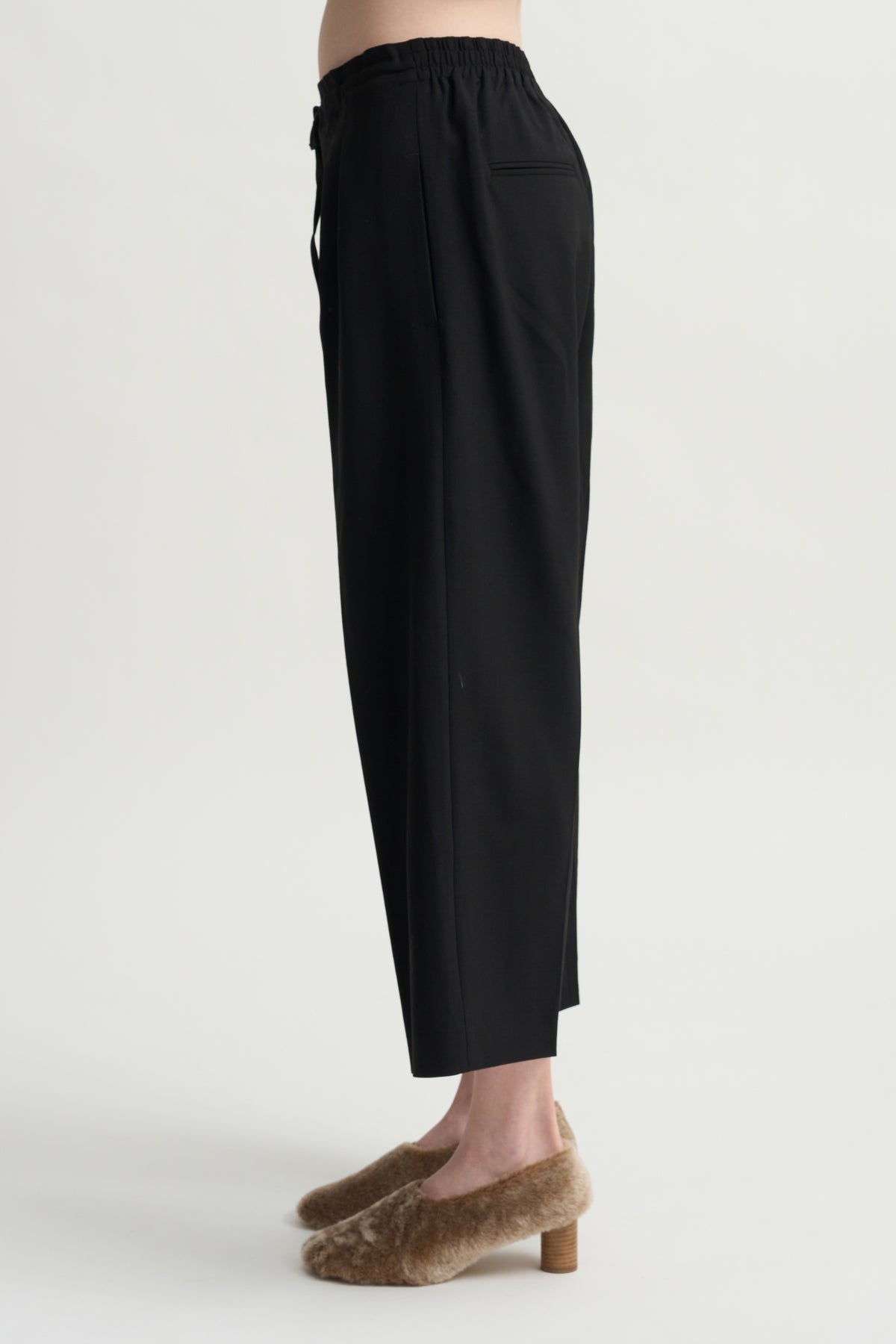 Drawstring Trouser, Black