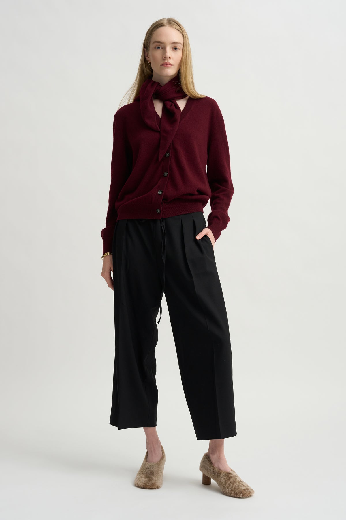 Drawstring Trouser, Black