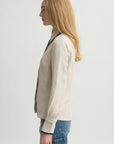 Covered Placket Slim Shirt, Champagne