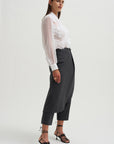 Wrap Skirt Trouser, Charcoal