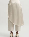 Wrap Skirt Trouser, Champagne