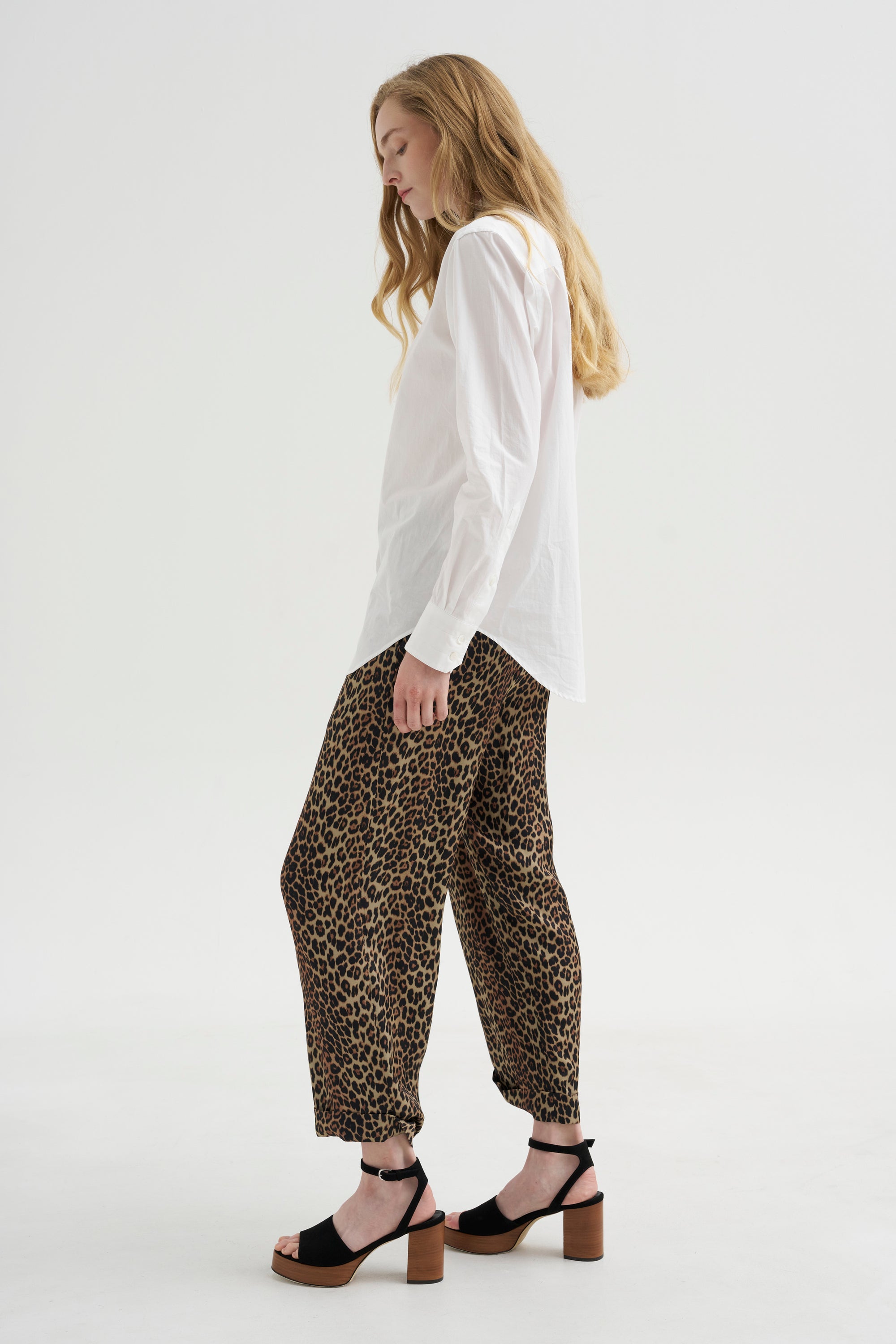 Slim Tunic Shirt, White