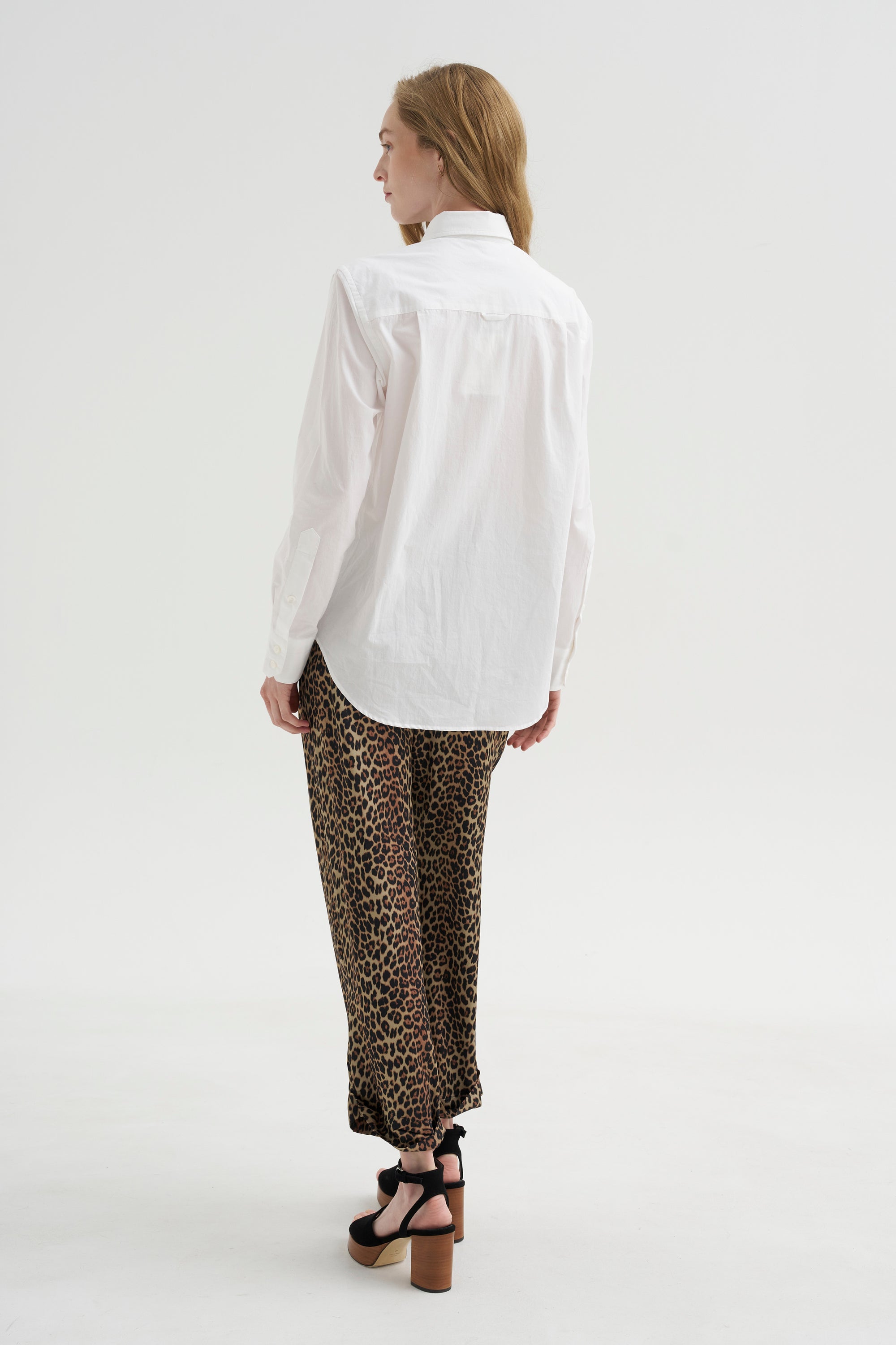 Slim Tunic Shirt, White