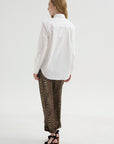 Slim Tunic Shirt, White