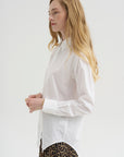 Slim Tunic Shirt, White