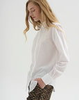 Slim Tunic Shirt, White