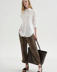 Slim Tunic Shirt, White