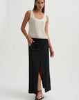 Lace Edge Scoop Cami, Champagne