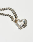 Freeform Heartlock, Silver