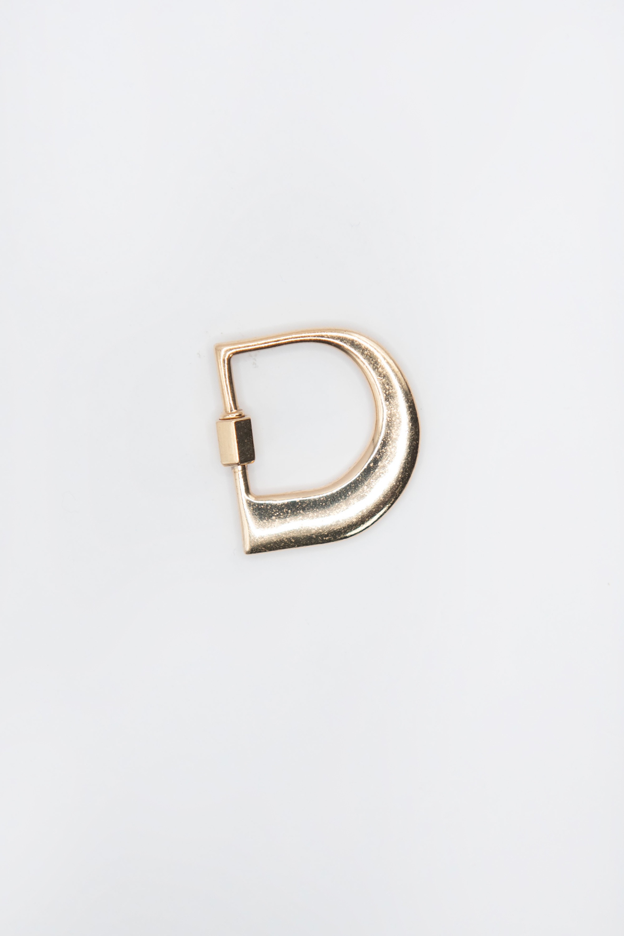 Letter Lock, Yellow Gold
