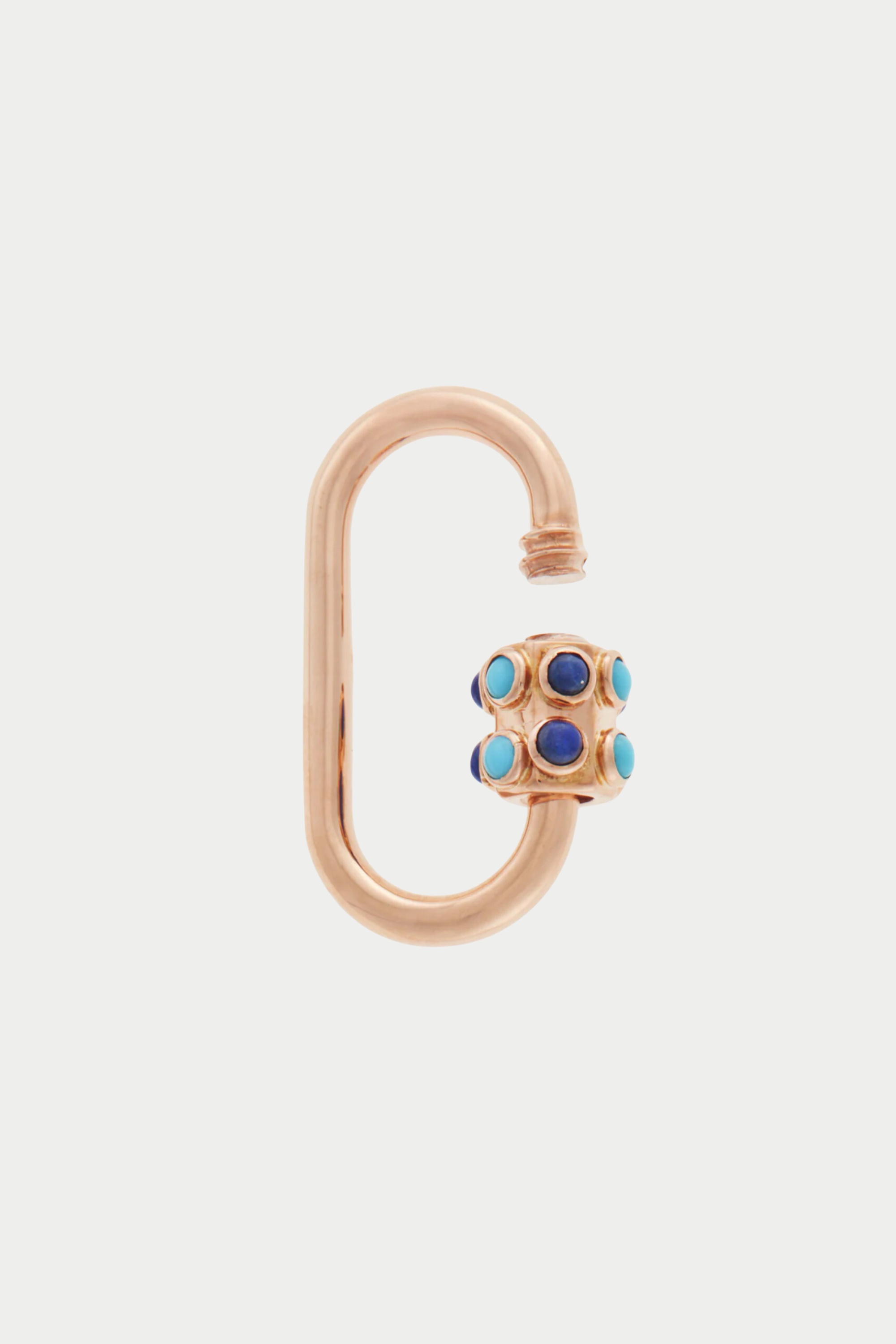 MARLA AARON - Stoned Medium Lock, Turquoise &amp; Lapis