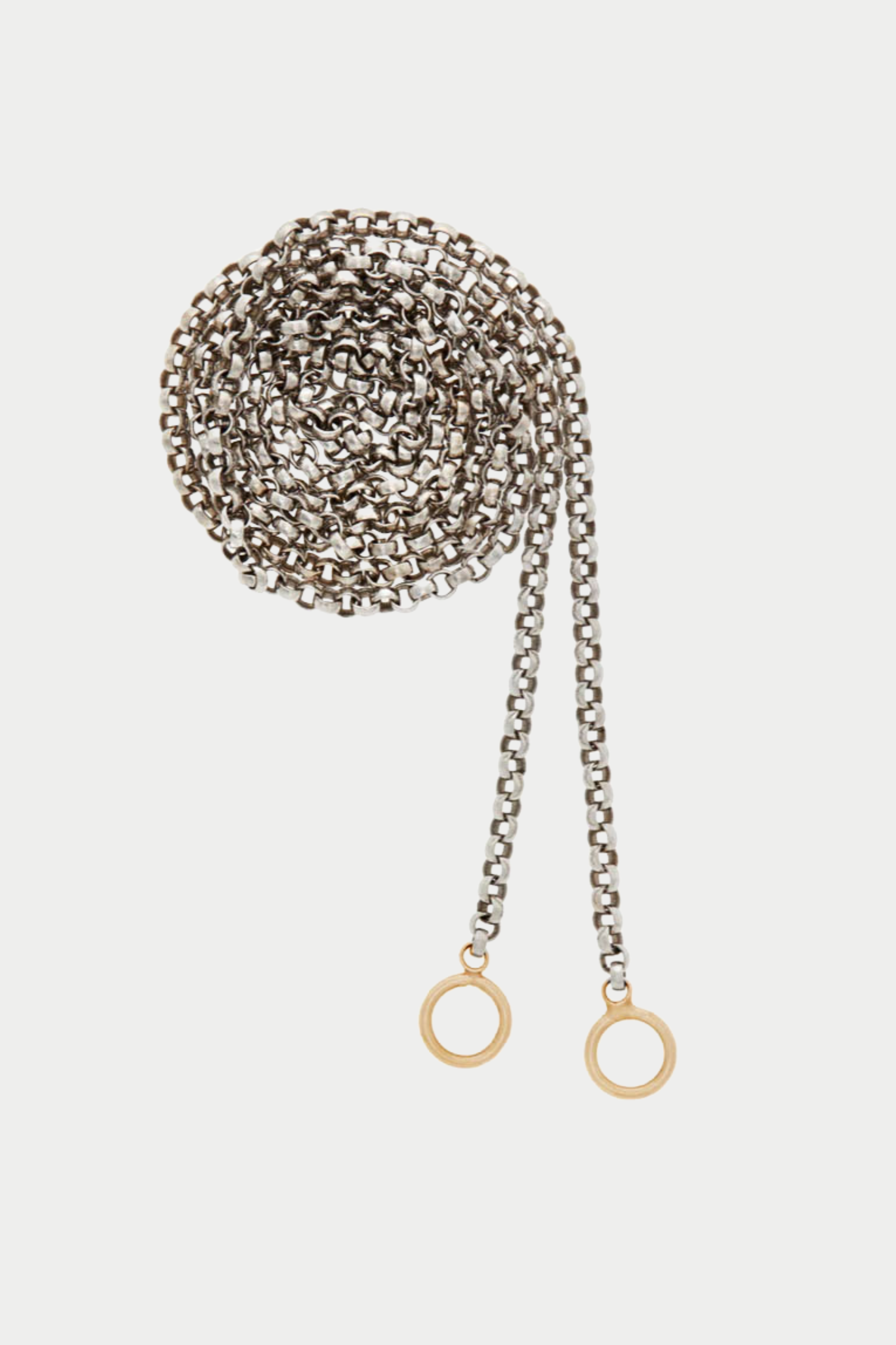 MARLA AARON - Rolo Chain, White & Yellow Gold