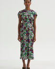 Midi-length Dress, Bluette