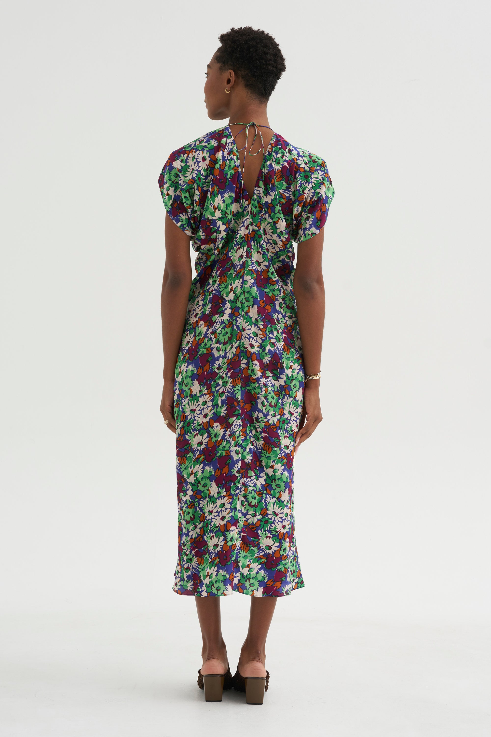 Midi-length Dress, Bluette