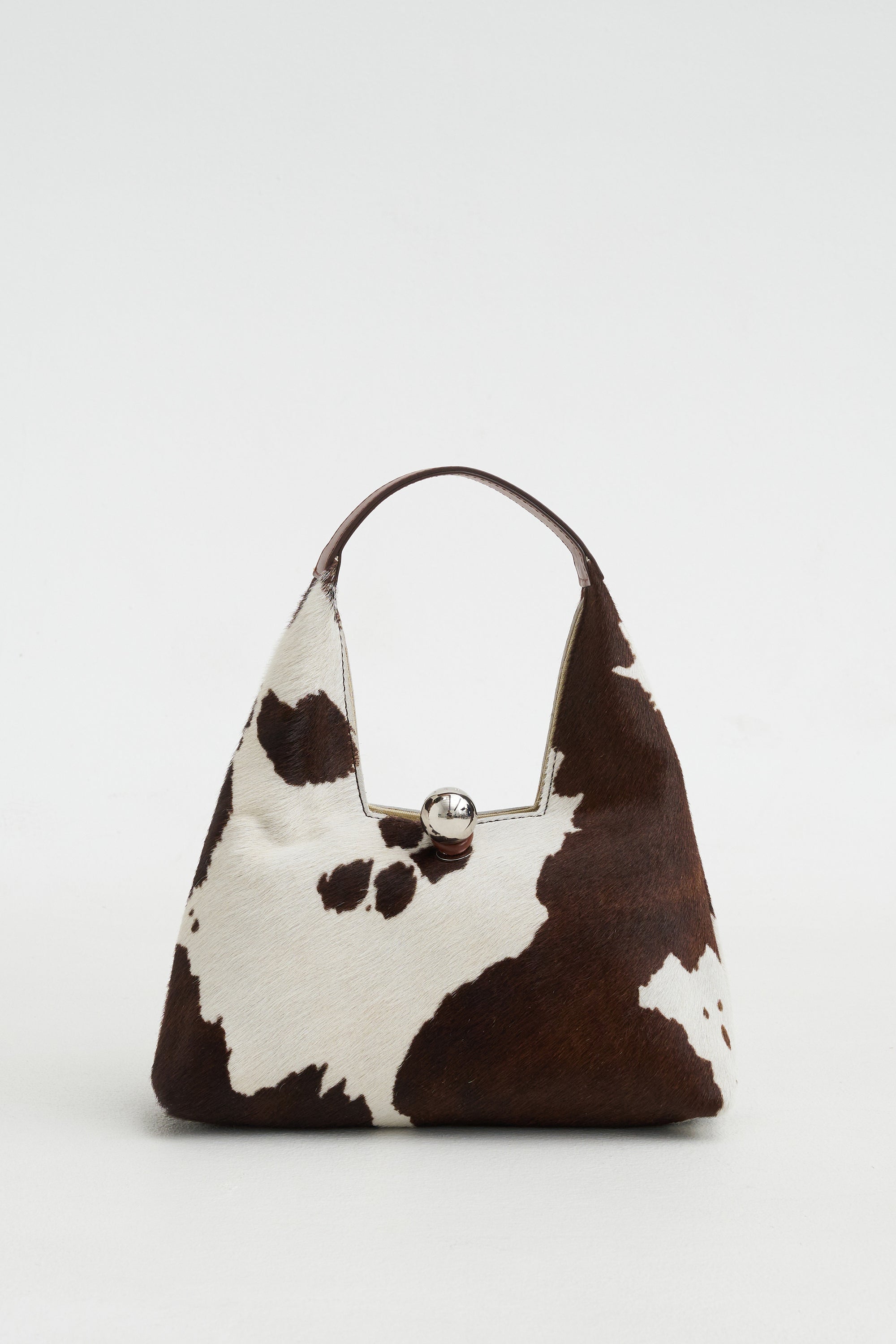 Trapeze Handbag, Brown