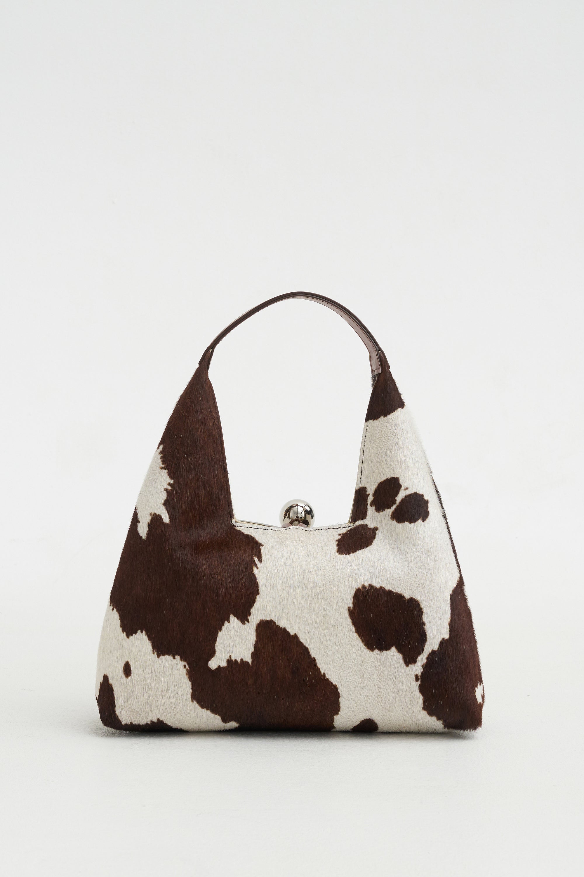 Trapeze Handbag, Brown